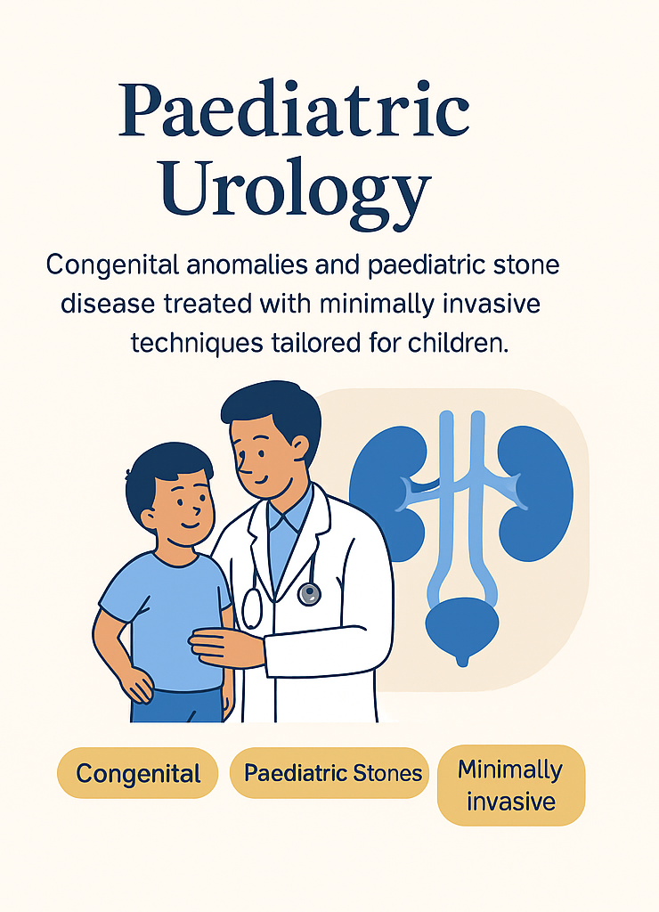 Pediatric urology care for children